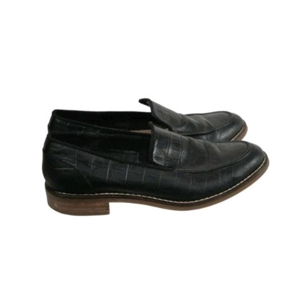 Sperry Fairpoint Croc-Embossed Leather Loafers-7ok